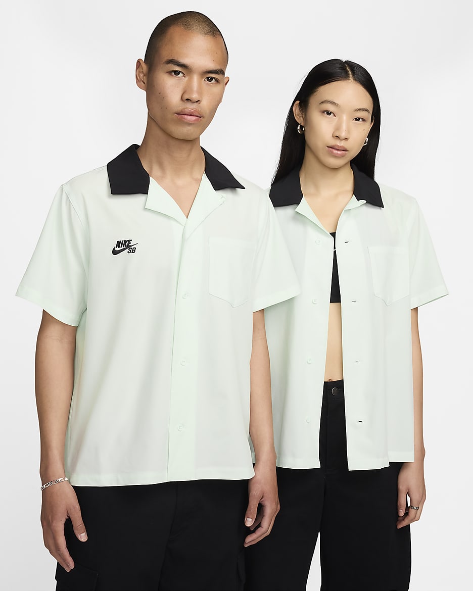 Nike sb collared shirt online